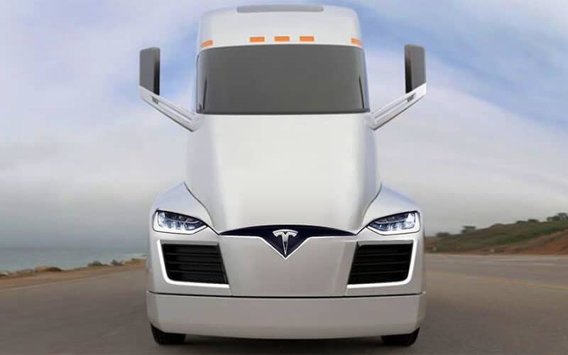 Tesla semi-autonomous truck