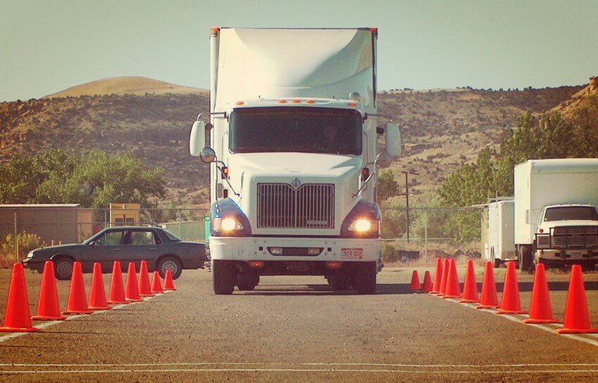 truck driving lesson