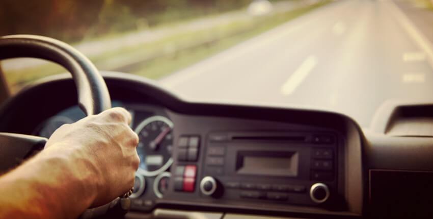 truck driver on the road