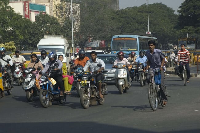 india traffic congestion