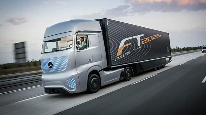 Mercedes self-driving truck