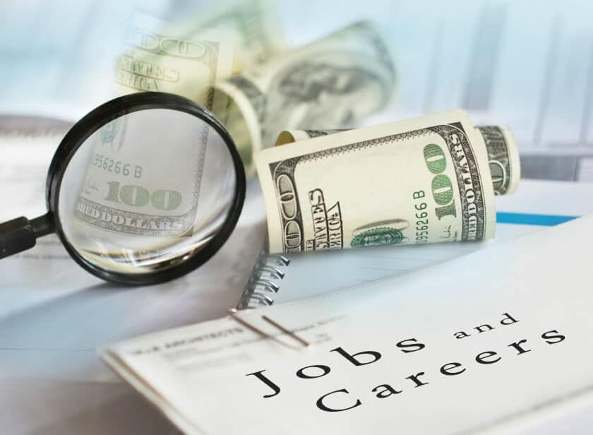 search for jobs with good pay