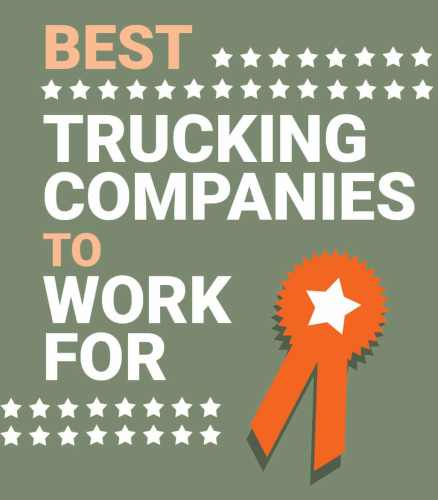 2018 - Best trucking companies to work for