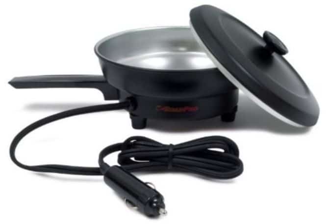 Portable frying pan for road trips