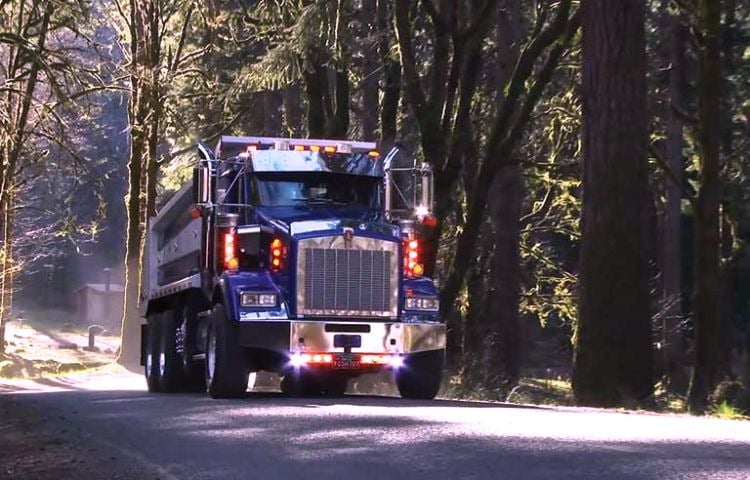 cement dump truck