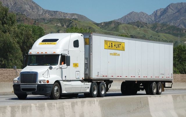 JB Hunt truck