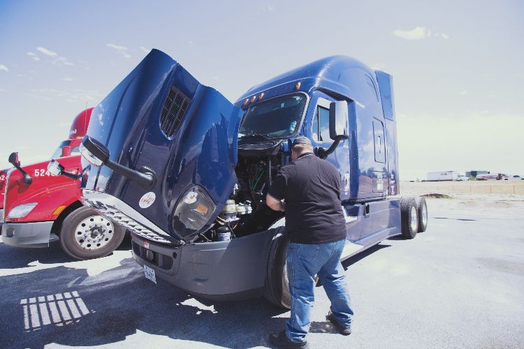 cdl truck driving school - pre trip inspection 