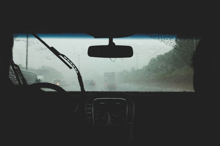 driving in the rain