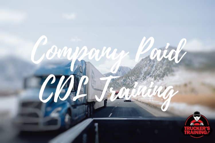 company paid cdl training
