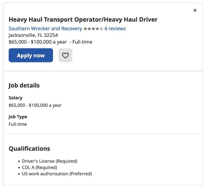 heavy haul transport operator-indeed