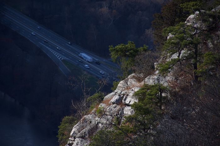 walmart semi trailer truck on highway