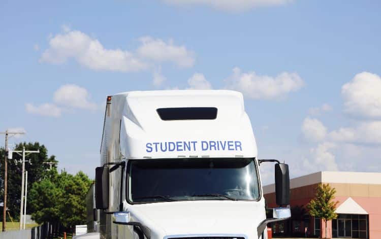 cdl student driver truck