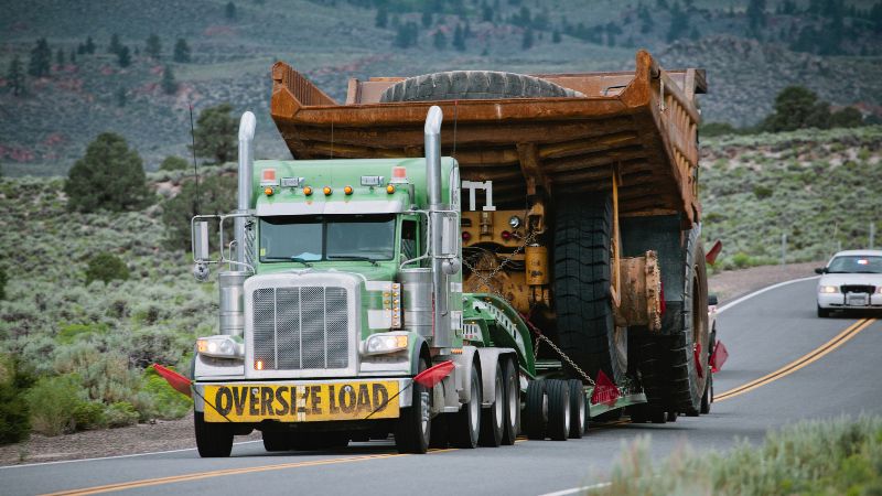 oversize load semi truck